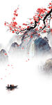 中式新现代玄关画 Tif分层