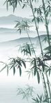 竹子中式玄关山水 Tif分层