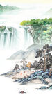 国画 中式最新玄关 Tif分层