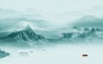 客厅新款简约山水 Tif分层