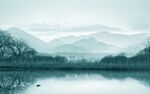 蓝色别墅新山水画 TIf分层