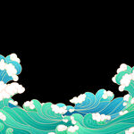 海洋装饰元素 