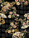 中国风 手绘花