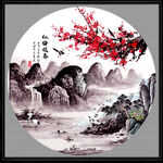 水墨山水画
