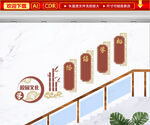 校园楼梯文化墙