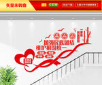 民族团结楼梯文化墙