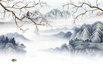 爆款新中式画山水 TIf分层