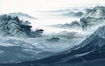 新上架高档中式山水 TIf分层