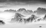 高清 意境简约山水 Tif分层