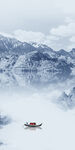 大气高端玄关山水 tif分层