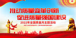 2022全国质量月展板