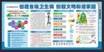 创卫健康宣传栏