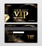 高端商务黑金VIP会员卡