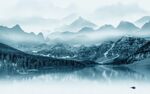 高档 新品意境山水 Tif分层