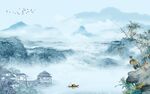 爆款最新中式山水 tIf分层
