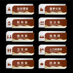 科室牌 部门办公指示标识