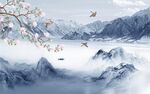 高清 新品客厅山水 TIf分层