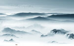 人气电视山水背景 TIf分层