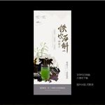 铁皮石斛鲜榨汁展架