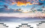现代高档山水新画 tIf分层