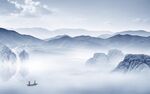 爆款沙发背景山水 TIf分层