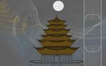 新中式背景墙 