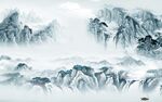 大气意境山水新画 Tif分层