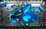 海底世界背景墙