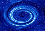 蓝旋涡星空