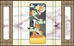 新中式组合背景墙