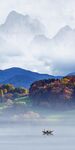 高清 玄关山水挂画 tif分层