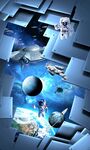 宇宙3D立体画地画