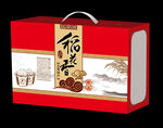 稻花香大米盒展开图