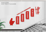 四有教师楼梯展板