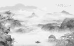 现代意境高端山水 TIf分层