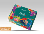 水果礼盒平面展开图