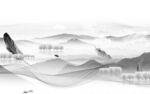 人气 中式风山水画 TIF分层