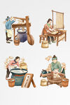 古代传统美食面条制作工艺流程手