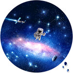 圆形星空