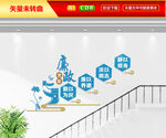 廉政文化楼梯墙
