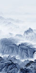 意境 玄关中式山水 TIf分层