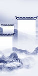 徽派 玄关中式山水 TIf分层