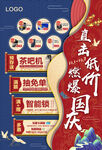 国庆节促销海报