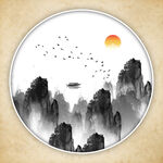新中式 山水画