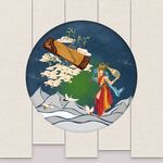 新中式国潮敦煌乐器垂帘门帘