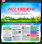 2022年国际减灾日展板
