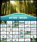 湿地环境保护生态森林业PPT