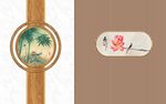 新中式背景墙 