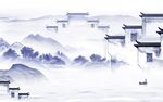 中式意境新品山水 tif分层