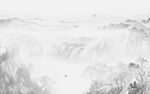 水墨山水画